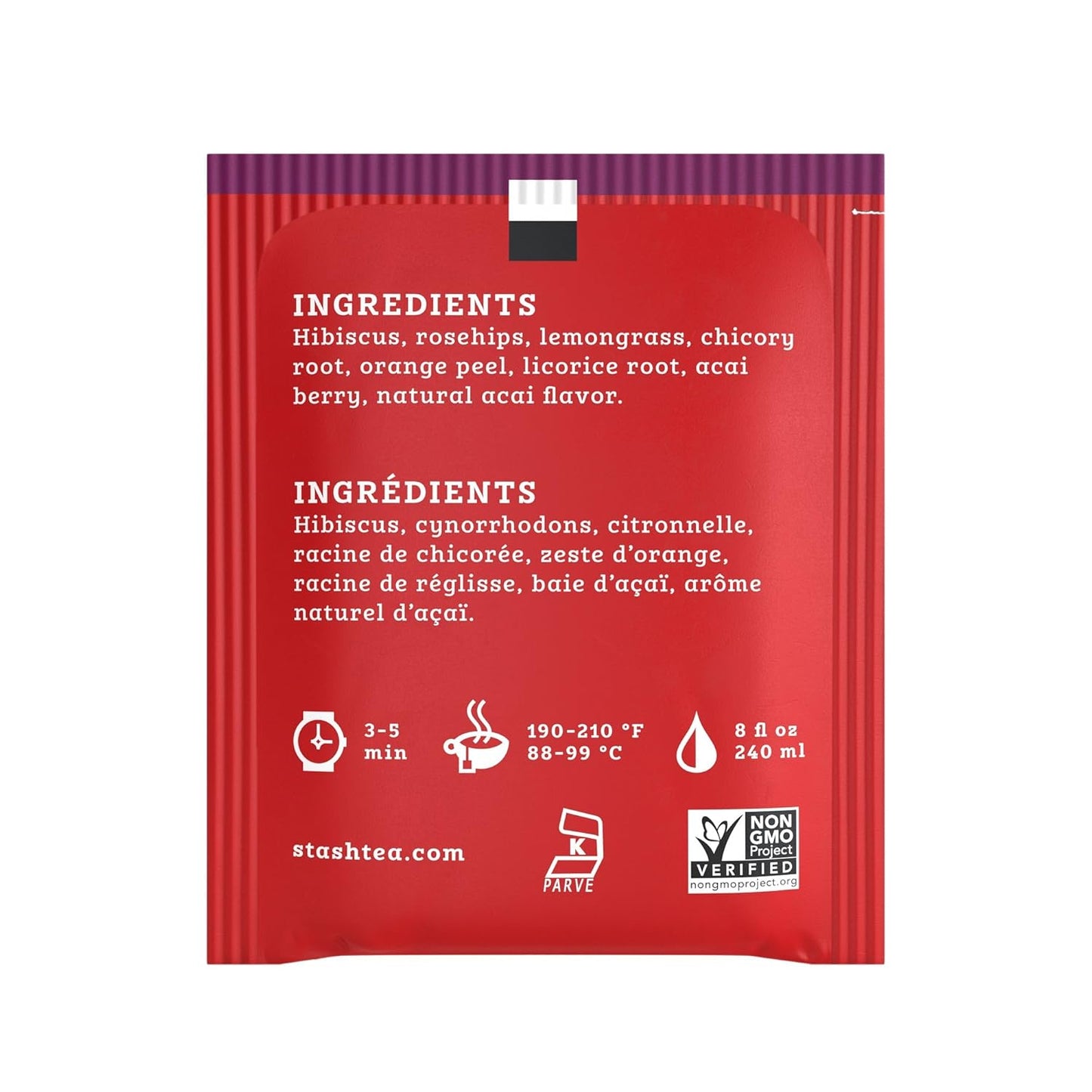 STASH HERBAL TEA Acai Berry, 18 Tea Bags