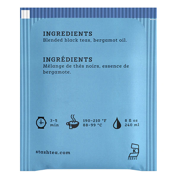 STASH BLACK TEA Uplifting Double Bergamot Earl Grey, 18 Tea Bags