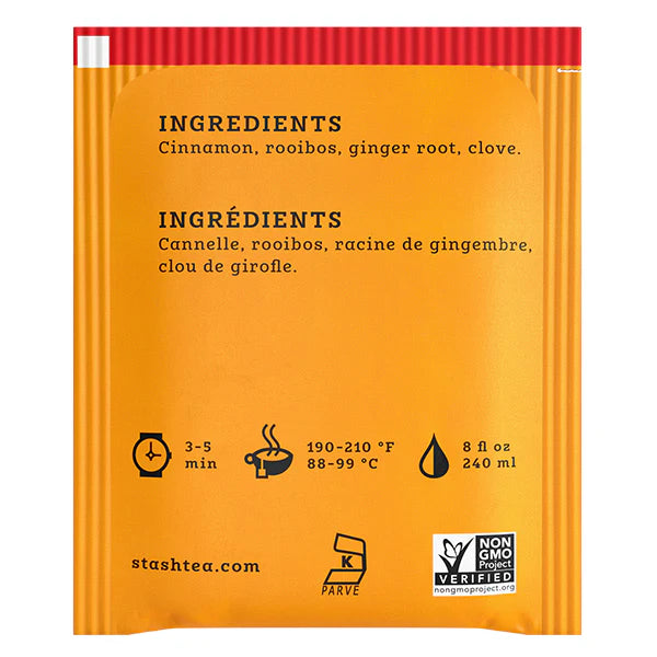 STASH HERBAL TEA Spice Dragon Red Chai, 18 Tea Bags