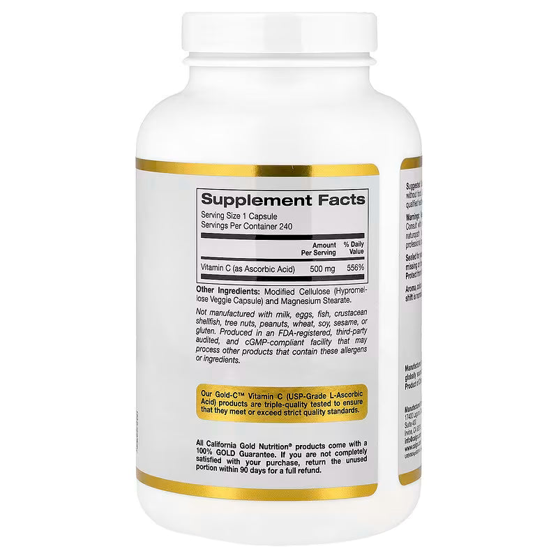 CALIFORNIA GOLD Vitamin C 500 mg