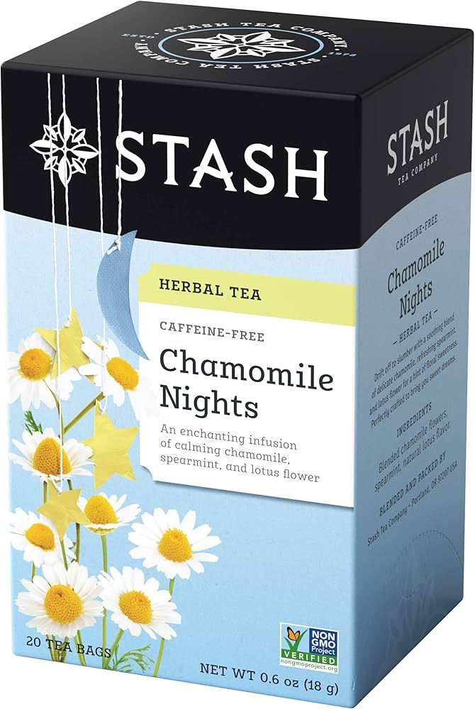 STASH HERBAL TEA Chamomile Nights, 20 Tea Bags
