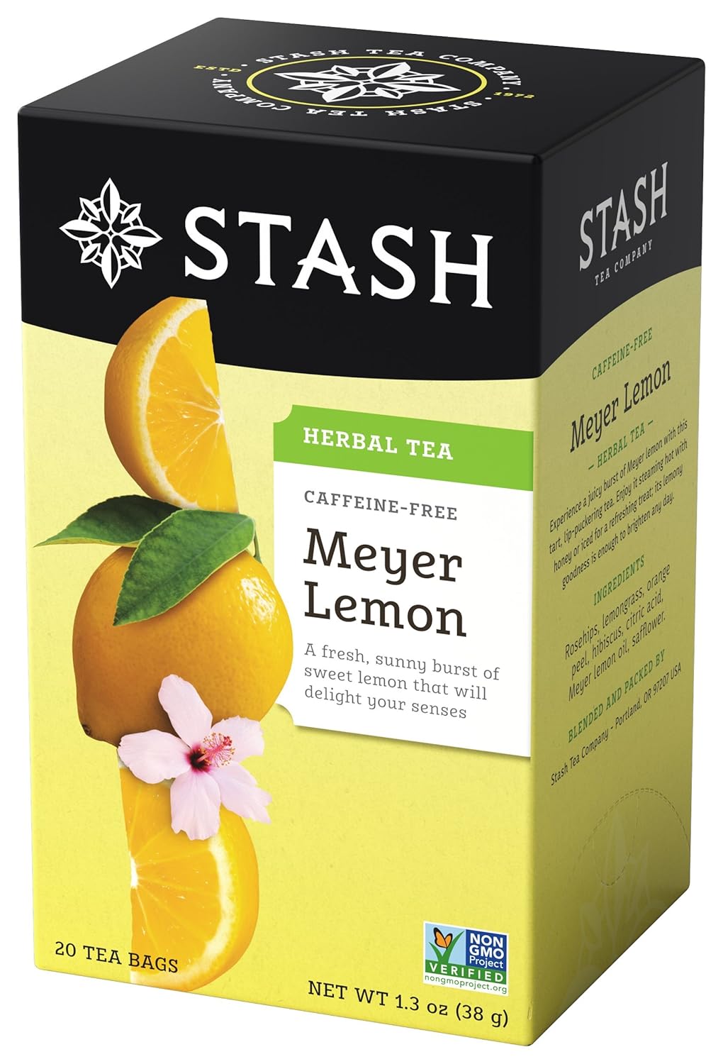 STASH HERBAL TEA Meyer Lemon, 20 Tea Bags