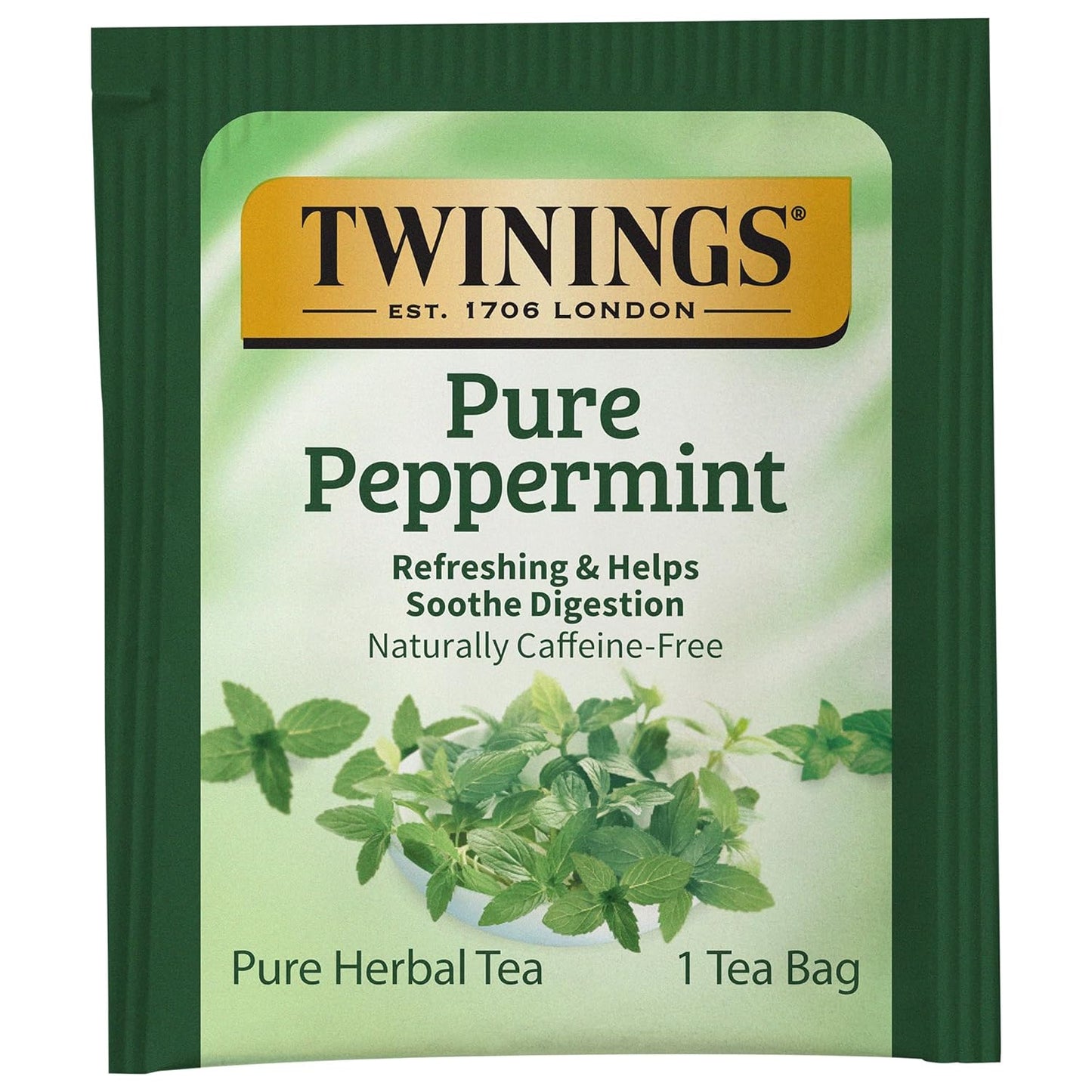 TWININGS HERBAL TEA Pure Peppermint, 20 Tea Bags