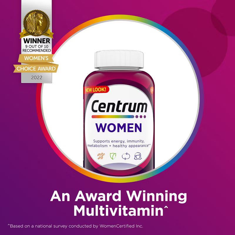 CENTRUM WOMEN Multivitamin, 120 Tablets