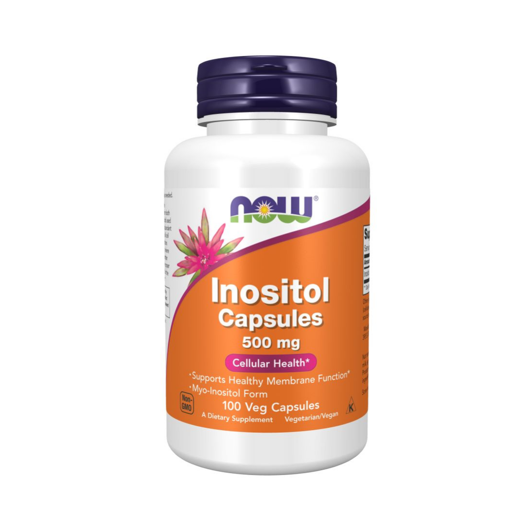 NOW Foods Inositol 500mg, 100 Veg Capsules