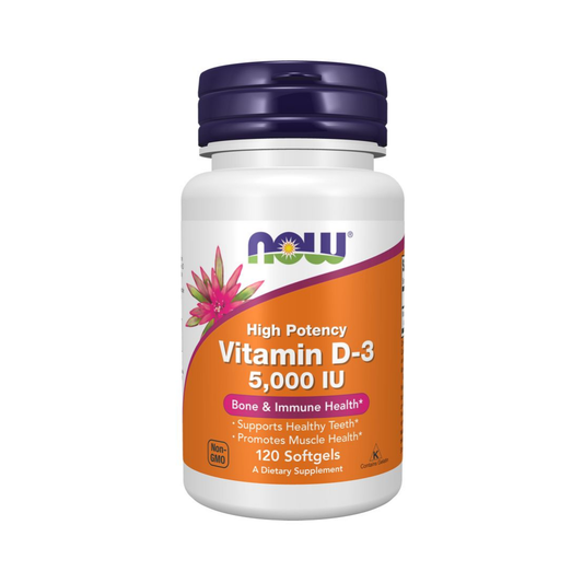 NOW Foods High Potency Vitamin D3, 5000 IU