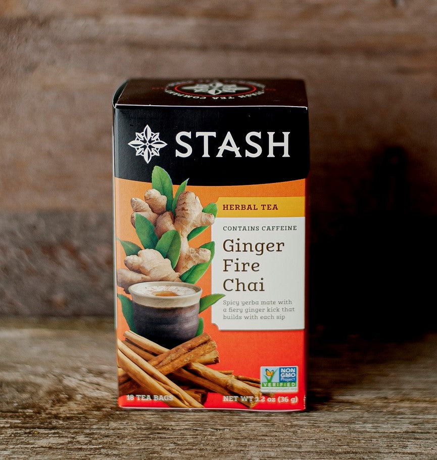 STASH HERBAL TEA Ginger Fire Chai, 18 Tea Bags