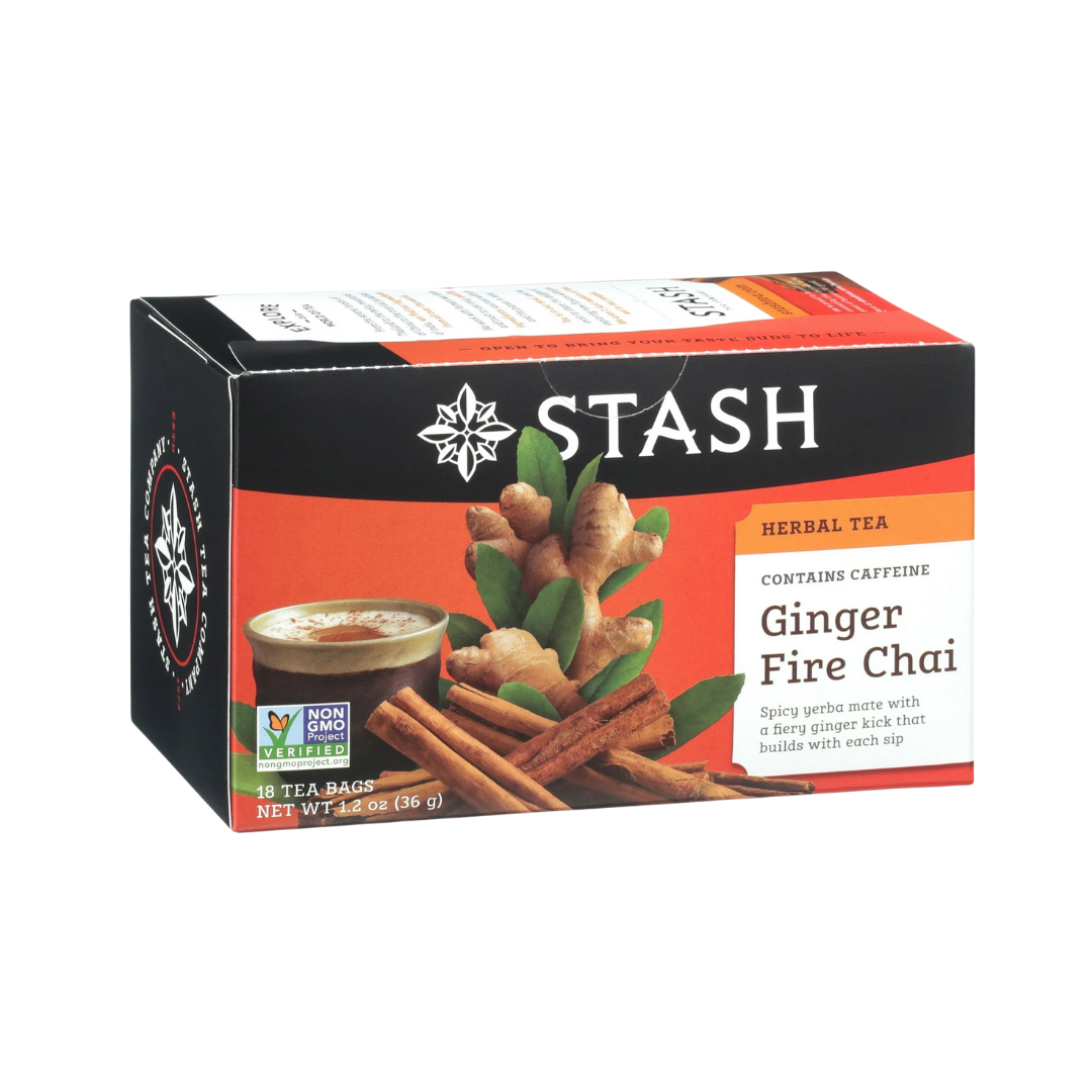 STASH HERBAL TEA Ginger Fire Chai, 18 Tea Bags