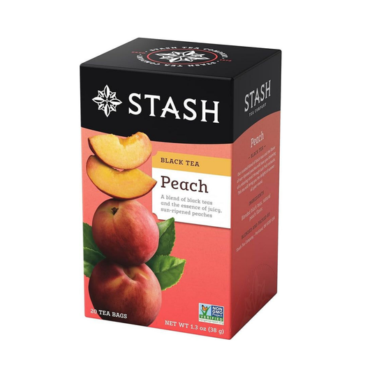 STASH BLACK TEA Peach, 20 Tea Bags
