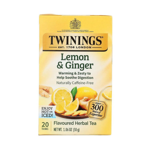 TWININGS HERBAL TEA Lemon and Ginger